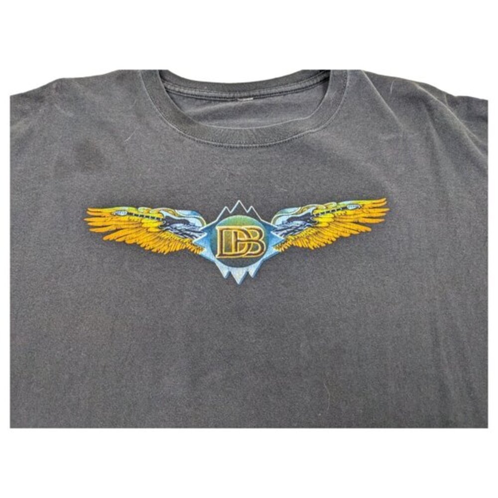 Doobie Brothers Shirt 2011 American Tour Black Men’s L/XL Hawk Wings Guitar Logo - Picture 2 of 9